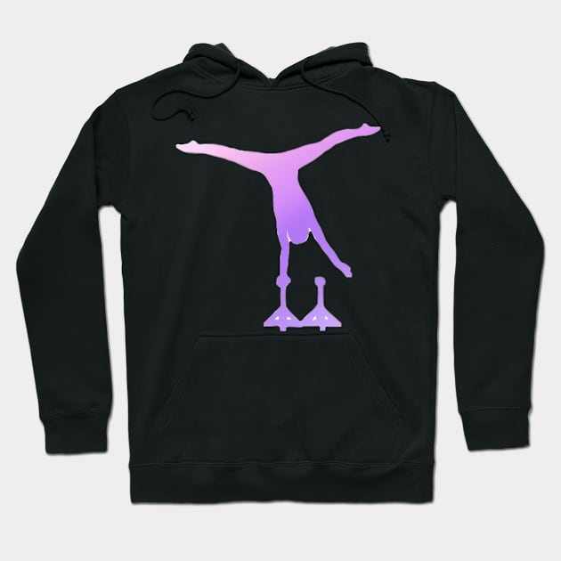 An Acrobat Doing a One Arm on Blocks Hoodie by artsyreader